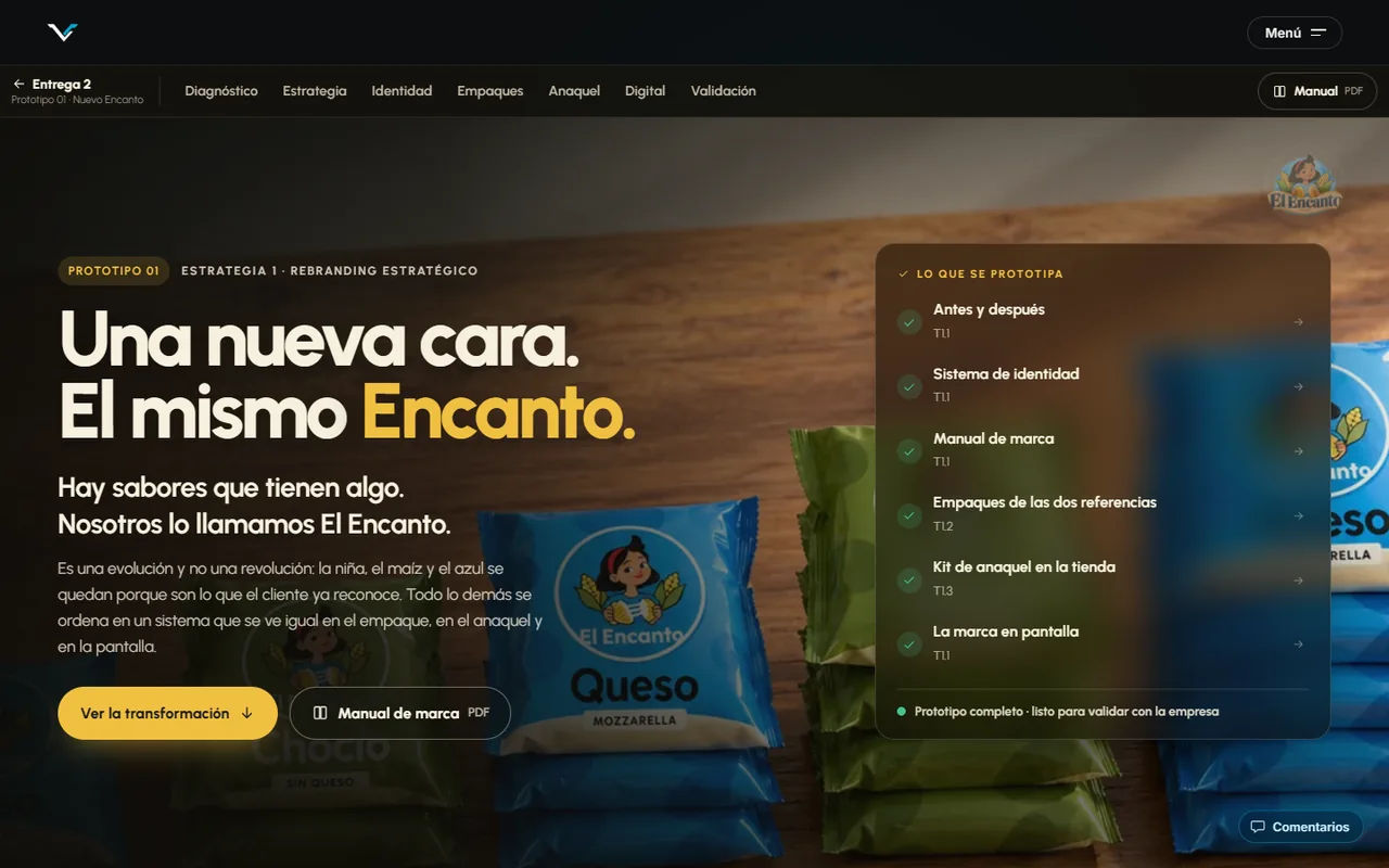 Portada del prototipo