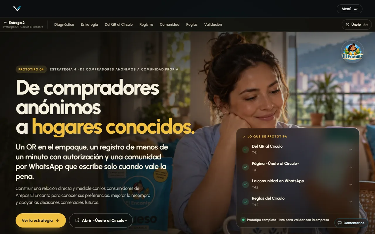 Portada del prototipo