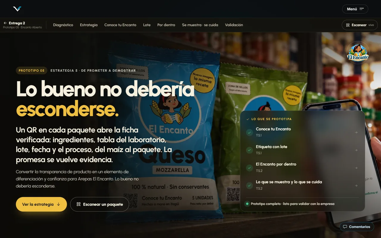 Portada del prototipo